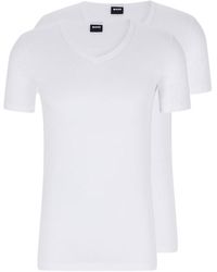 BOSS - 2 Pack Slim T-shirt - Lyst
