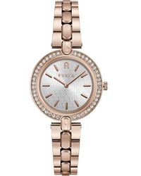 Furla - Ladies Milano Rose Gold Watch Ww00002003l3 - Lyst