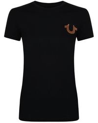True Religion - World Tour Logo T Shirt - Lyst