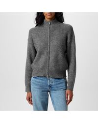 Jack Wills - Jw High Neck Zip Through Jumper - Lyst