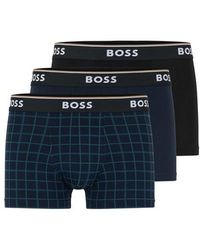 BOSS - Aop 3 Pack Boxer Shorts - Lyst