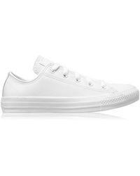 Converse - All Star Mono Leather Shoes - Lyst