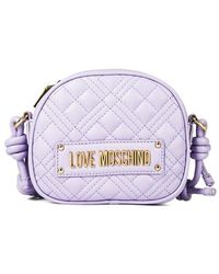 Love Moschino - Super Quilt Oval Bag - Lyst