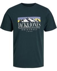 Jack & Jones - Short Sleeve Crew Neck Logo T-shirt - Lyst