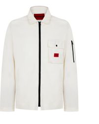 HUGO - Emmond Overshirt - Lyst