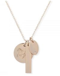 Lauren by Ralph Lauren - Lauren Ralph Lauren Rose Gold Necklace 14n00038 - Lyst