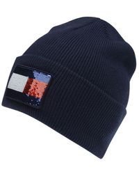 One Size Tommy Navy Blue Manufacturer Size: OS Tommy Hilfiger Womens New Odine Beanie Giftpack Hat and Glove Set