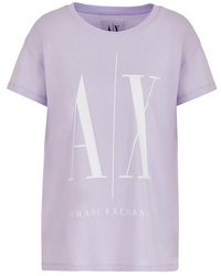 Armani Exchange - Lrg Lgo Tee Ld42 - Lyst