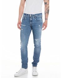 Replay - Anbass Slim Jeans - Lyst