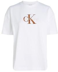 Calvin Klein - Ckj Premium Mono Logo Tee - Lyst
