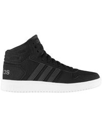 adidas hoops mid nubuck trainers mens