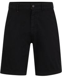 BOSS - Slim Fit Chino Shorts - Lyst