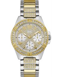 Guess - Guess Stainless Steel Fashion Analogue Quartz Watch - Lyst