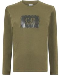 C.P. Company - 30/1 Long Sleeve T Shirt - Lyst