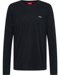 HUGO - Derol Long Sleeve T Shirt - Lyst