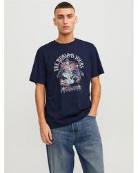 Jack & Jones - Heavens Short Sleeve T-shirt - Lyst