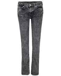 True Religion - Billie Mid Rise Straight Jeans - Lyst