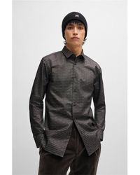 HUGO - Extra-Slim-Fit Shirt - Lyst