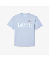 Lacoste - Logo Print T-shirt - Lyst