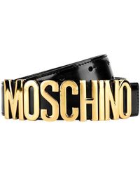Moschino - Logo Belt - Lyst