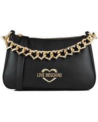 Love Moschino - Heart Chain Shoulder Bag - Lyst