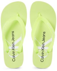 Calvin Klein - Monogram Beach Sandals - Lyst