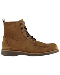 Mens Firetrap Webb Boots Smart Lace Up Textured New