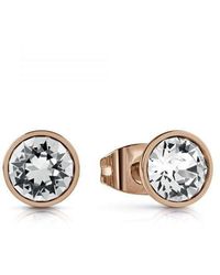 Guess - Ladies Jewellery Studs Party Earrings - Lyst
