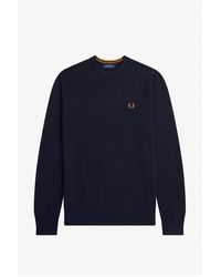 Fred Perry - K9601 Classic Crew Neck Jumper - Lyst