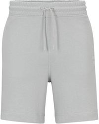 BOSS - Sewalk Fleece Shorts - Lyst