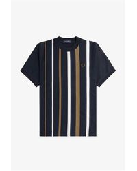 Fred Perry - Gradient Stripe T-shirt Medium - Lyst