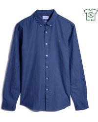 Farah - Oxford Long Sleeve Shirt - Lyst