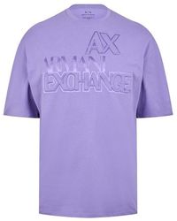 Armani Exchange - Outline T Shirt - Lyst