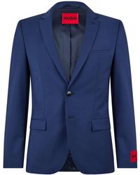 HUGO - Extra Slim Fit Blazer - Lyst