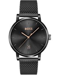 BOSS - Gents Confidence Stainless Steel Bracelet Watch - Lyst