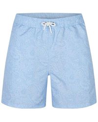 Pretty Green - Pg Tonal Paisely Swimming Shorts - Lyst