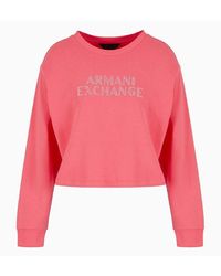 Armani Exchange - Dia Lgo Crp Crew Ld42 - Lyst