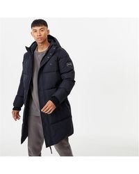 Jack Wills - Long Quilted Parka - Lyst