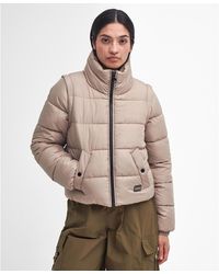 Barbour - Webber Convertible Puffer Jacket - Lyst