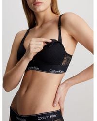 Calvin Klein - Calvin Modern Lace Triangle Maternity Bra - Lyst