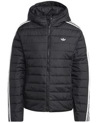 adidas - Hooded Premium Slim Jacket - Lyst
