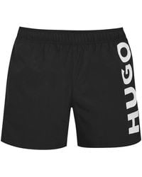 HUGO - Abas Swim Shorts - Lyst