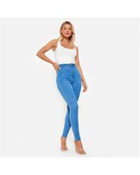I Saw It First - High Waisted Disco Skinny Jeans - Lyst
