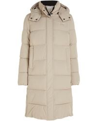 Calvin Klein - Ckj Hooded Puffer Coat - Lyst