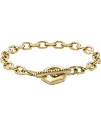 Armani Exchange - Gents Jewellery Logo Bracelet - Lyst