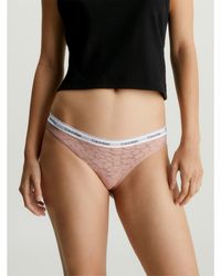 Calvin Klein - Lace Bikini Briefs - Lyst