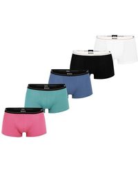 BOSS - 5 Pack Essential Boxer Shorts - Lyst