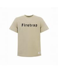 Firetrap - Large Logo T Shirt - Lyst