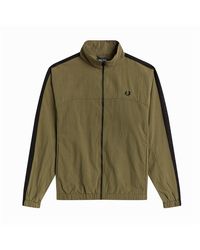 Fred Perry - Tonal Taped Shell Jacket - Lyst