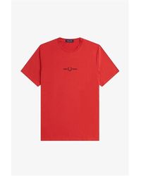 Fred Perry - F Perry Logo T Shirt - Lyst